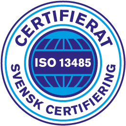 ISO 13485 medicintekniska produkter logga