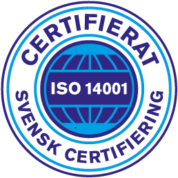ISO 14001 miljöledningssystem logga