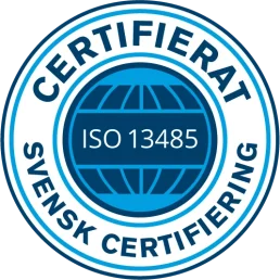 ISO 13485 medicintekniska produkter logotyp