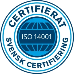 ISO 14001 miljöledningssystem logotyp