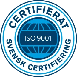 ISO 9001 kvalitetsledningssystem logga